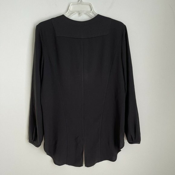 Rag & Bone Black Long Sleeve Tux Shirt - Picture 3 of 5